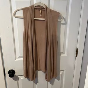 Cotton beige vest size medium